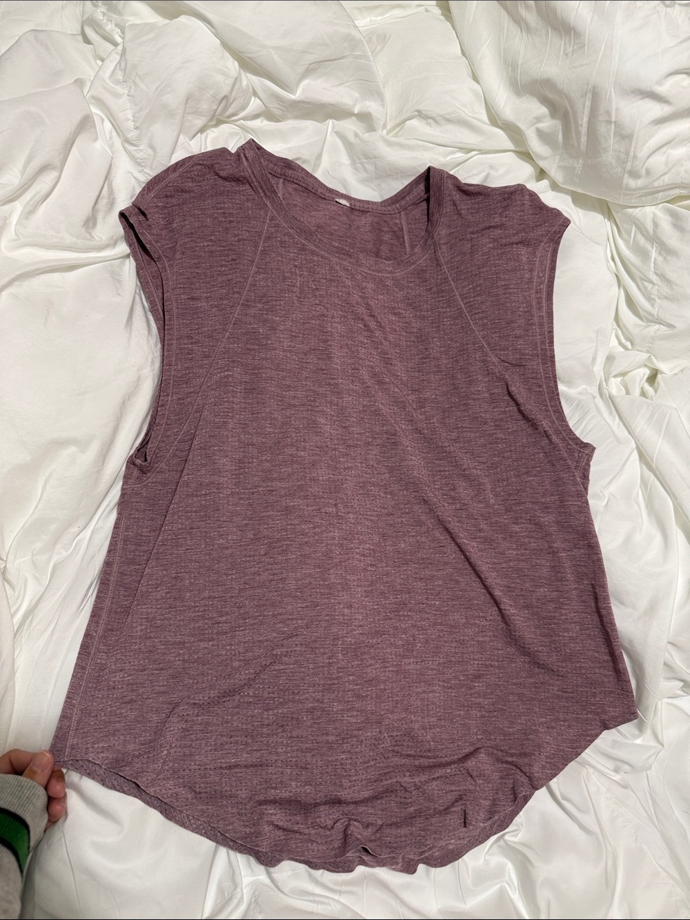 Lululemon purple cap sleeve tank top